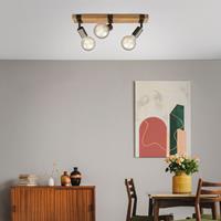 Briloner Plafondlamp Wood Basic, 3-lamps