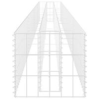 Vidaxl - Gabionen-Hochbeet Verzinkter Stahl 360×30×30 cm Silber