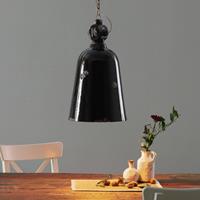 Ferro Luce Vintage hanglamp C1745, conisch, zwart