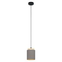 EGLO hanglamp Albariza - zwart/bruin/taupe