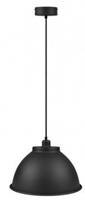 Saniclass Njoy industriële hanglamp 38x25cm zwart SD-2020-05