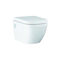 GROHE Wand-Tiefspül-WC-Set Euro Keramik 39703 mit WC-Sitz SoftClose alpinweiß, 39703000