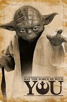 Pyramid Star Wars Yoda May the Force Be With You Poster 61x91,5cm