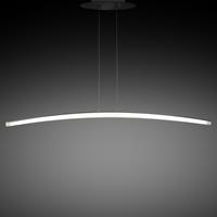 Mantra Schmale LED-Pendelleuchte Hemisferic 110,5 cm