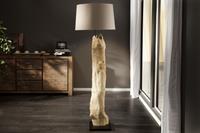 Staande lamp van duurzaam drijfhout Cape Town beige