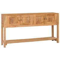 vidaXL Sideboard »Sideboard 140×30×75 cm Teak Massivholz« (1 St)