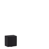 Hansgrohe FixFit E muuraansluitbocht m. terugslagklep kunststof mat zwart 26457670