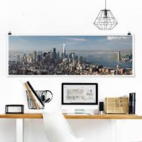 Klebefieber Panorama Poster Architektur & Skyline Blick vom Empire State Building