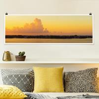 Klebefieber Panorama Poster Natur & Landschaft Mexiko Sonnenuntergang