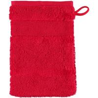 cawö Noblesse2 1002 - Farbe: rot - 203 Waschhandschuh 16x22 cm
