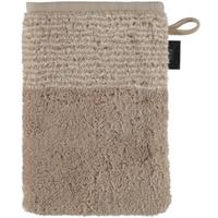 cawö Luxury Home Two-Tone 590 - Farbe: sand - 33 Waschhandschuh 16x22 cm