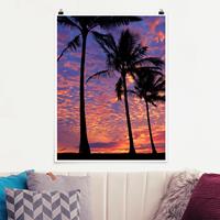 Klebefieber Poster Strand Palms