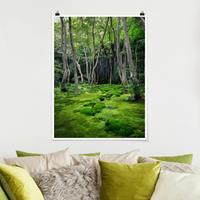 Klebefieber Poster Wald Growing Trees