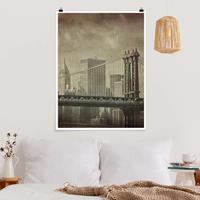 Klebefieber Poster Architektur & Skyline Vintage New York