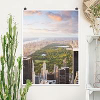 Klebefieber Poster Architektur & Skyline Blick über den Central Park