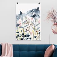 Klebefieber Poster Blumen Wildblumen Aquarell II