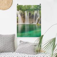 Klebefieber Poster Natur & Landschaft Wasserfall Plitvicer Seen