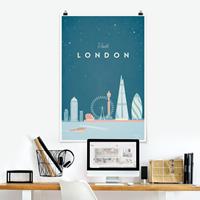 Klebefieber Poster Reiseposter - London