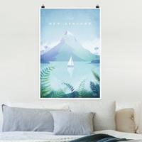Klebefieber Poster Reiseposter - Neuseeland