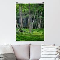 Klebefieber Poster Wald Japanischer Wald