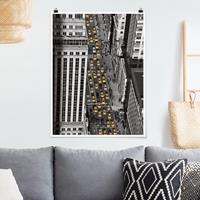 Klebefieber Poster Architektur & Skyline Taxiverkehr in Manhattan