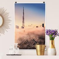 Klebefieber Poster Architektur & Skyline Himmlische Skyline von Dubai