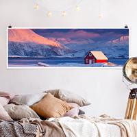 Klebefieber Panorama Poster Architektur & Skyline Santas House