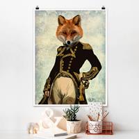 Klebefieber Poster Tiere Tierportrait - Fuchsadmiral