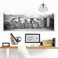 Klebefieber Panorama Poster Architektur & Skyline No.YK1 New York II