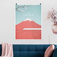 Klebefieber Poster Reiseposter - Japan