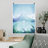 Klebefieber Poster Reiseposter - Neuseeland