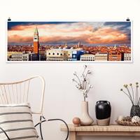 Klebefieber Panorama Poster Architektur & Skyline Travelling Venezia