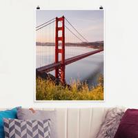 Klebefieber Poster Architektur & Skyline Golden Gate Bridge in San Francisco