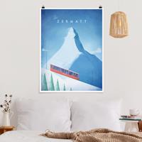 Klebefieber Poster Reiseposter - Zermatt