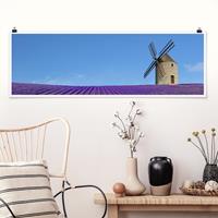 Klebefieber Panorama Poster Natur & Landschaft Lavendelduft in der Provence