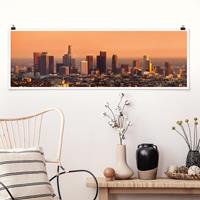 Klebefieber Panorama Poster Architektur & Skyline Skyline of Los Angeles