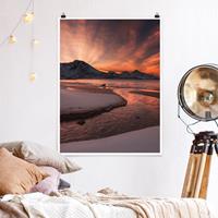 Klebefieber Poster Natur & Landschaft Goldener Sonnenuntergang