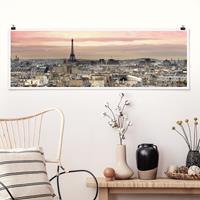 Klebefieber Panorama Poster Architektur & Skyline Paris hautnah