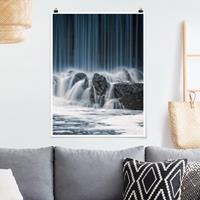 Klebefieber Poster Natur & Landschaft Wasserfall in Finnland