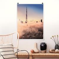 Klebefieber Poster Architektur & Skyline Himmlische Skyline von Dubai