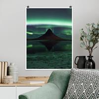 Klebefieber Poster Natur & Landschaft Polarlicht in Island