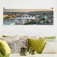 Klebefieber Panorama Poster Architektur & Skyline Prag