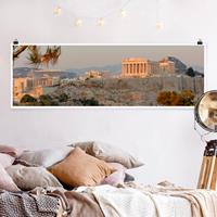 Klebefieber Panorama Poster Architektur & Skyline Akropolis