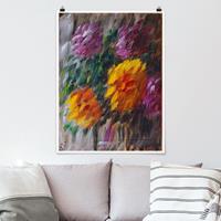 Klebefieber Poster Kunstdruck Alexej von Jawlensky - Chrysanthemen im Sturm