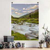 Klebefieber Poster Natur & Landschaft Alpenwiese Tirol