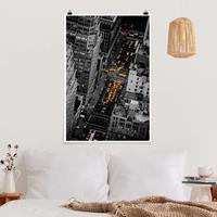 Klebefieber Poster Architektur & Skyline Taxilichter Manhattan