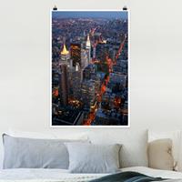 Klebefieber Poster Architektur & Skyline Manhattan Lights