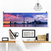 Klebefieber Panorama Poster Architektur & Skyline Fascinating Toronto