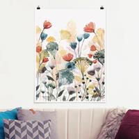 Klebefieber Poster Blumen Wildblumen im Sommer II