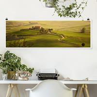 Klebefieber Panorama Poster Natur & Landschaft Chianti Toskana